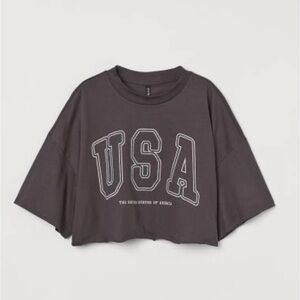 USA H&M Crop Top Size L